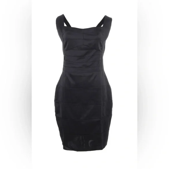 ♥️ FREE with any purchase 🙏🏽 NWT 🖤 Anna Kaci Little Black Dress bodycon - Picture 4 of 14